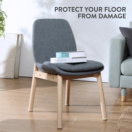 Aneaseit Felt Furniture Pads - Round Chair & Table Leg Protection for Hardwood Floors - Heavy Duty Floor Protectors - Pad Sliders for Chair Legs - 1.2 inch (31mm) 8 Pack - Beige