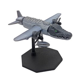 Sarcidery Italian Brainrot Action Figure, Poseable Meme Toy, Collectible Italian Brain Rot Characters, Brainrot Toys, Funny Gift for Fans & Kids (Bombardiro Crocodilo)