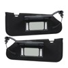 labwork Left Driver and Right Passenger Side Black Sunvisors Sun