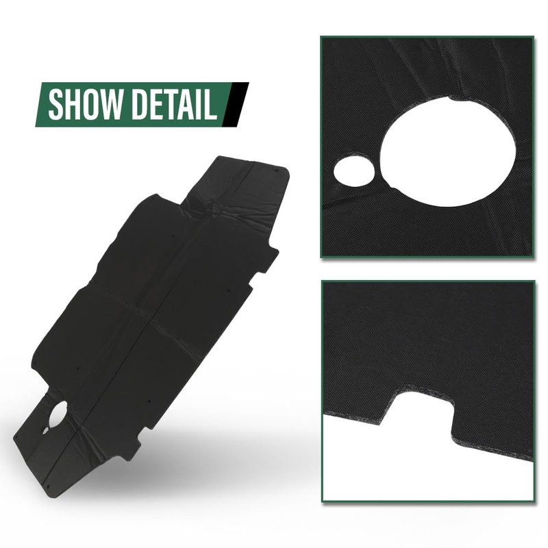 LQI Hood Insulation Pad with Clips Compatible with Toyota Tacoma