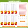 Sunnyray 10 Pack Small Hummingbird Feeder for Outdoors Mini Plastic