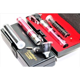 Premium Student Home USE LED Bright Light ENT Diagnostic Otoscope Plus 1 Extra Replacement Bulb Plus 10 Specula Cynamed