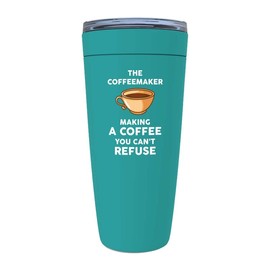 Coffeemaker Mint Edition Viking Tumbler 20oz - making a coffee - Barista Cofee Lover Caffeine Addict Cappuccino Drinker Espresso Enthusiast Brewmaker Beand Waitress Cafe