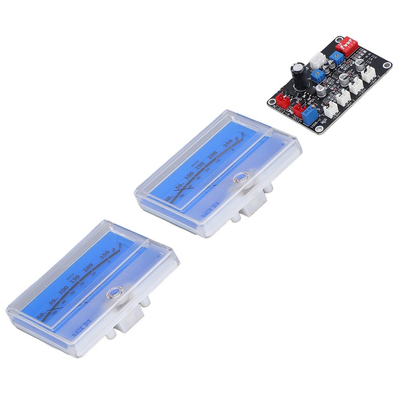 VU Meter Easy Operation ABS Adjustable Backlit Widely Used VU