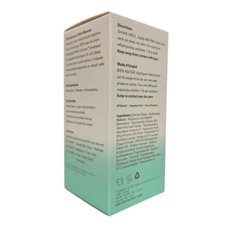 Ideo Skin Memory Serum 30 ml/1oz - New In Box