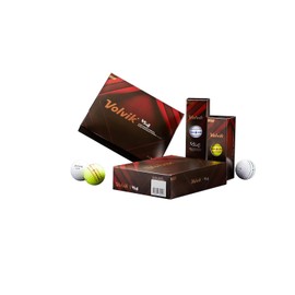 Volvik Tour VS4 Premium Golf Balls 2 Dozen Bundle with Genuine Italian Real Solid Leather Belt (Black), Unisex, and 5 Ball Markers, & 1 Magnetic Hat Clip