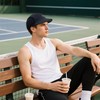 CLAPE 5 Panel Cap Short Brim Baseball Cap Flat Hat