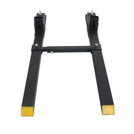 ALL-CARB Heavy Duty 60 4000 lbs Pallet Forks with Adjustable Stabilizer Bar Replacement for Loader Bucket Skid Steer Tractor