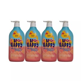 Happy Bath 해피바스 스마일 바디워시 자몽오렌지 900g, 4개 Happybath Smile Body Wash Grapefruit Orange 900g, 4ea