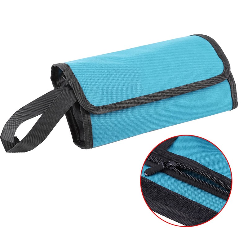 Electrician Tool Storage Box, Tool Bag, Foldable, Roll-up, 600D Oxford