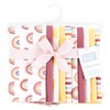 Hudson Baby Unisex Baby Cotton Flannel Burp Cloths 10-Pack, Sunshine