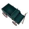 Shine Company Decorative Large Buckboard Wagon Garden Planter - Green