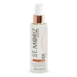 St. Moriz Advanced Self Tanner Face Mist, Sunless Tanning Spray (Medium, 5.07 Fl Oz) - Quick Tan Clear Bronzing Spray with Aloe Vera & Vitamin E – Gradual Self Tan for Face - Fake Tan Spray | ST. MORIZ