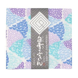 Shirayuki Dish Towel, Shirayuki Yuzen Dish Towel, Shochikubai, Approx. 11.8 x 15.7 inches (30 x 40 cm) (Blue)