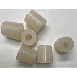 #6 中空ストッパー プラグ 1-1/16" 1-1/8" 1-3/16" 27-30mm 穴用 (6 個入り) チューブ ボトルの開口部 1 1/4-7 UNC 1 1/8-12 UNF M30 スレッド ナット ペイント マスキング 再利用可能なゴム