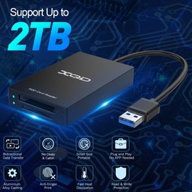 For Sony Sony USB 3.0 XQD/SD Card Reader Adapter-2-in-1 High-Speed 5Gbps for Memory Cards
