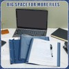 Teling 24 Piezas Cubiertas de Informes Frontales Transparentes con 3