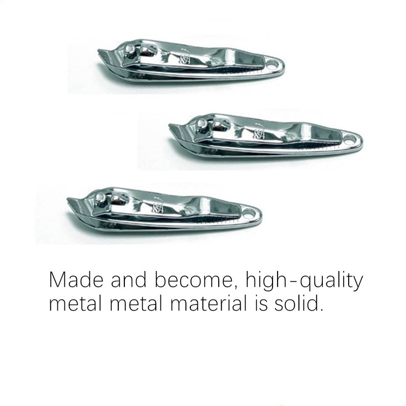 Metal Slanted Edge Nail Cutting Clippers, 3PCS Slanted Edge Nail