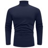 Sailwind Men's Thermal Pullover Sweater with Lightweight Turtleneck and Long