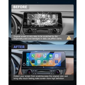 2025 Grand Highlander Screen Protector Compatible with 2024 2025 Toyota Grand Highlander Accessories 2025 Grand Highlander LE/XLE/Limited/Platinum Screen Protector Tempered Glass Touchscreen 12.3Inch