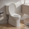 Round Bidet Toilet Seat with Soft Close and Quick Release,Non-Electric