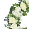Puleo International 26" Artificial Peony Hydrangea & Rose Floral Spring