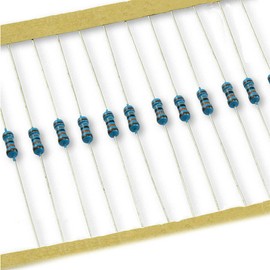 UMTMedia® 30pcs 180 ohm Ω - 1/4W Watt Metal Film Resistors 0.25 ±1% for Electronic, Arduino, or Raspberry PI Projects. Many Values Available