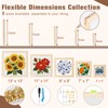 Stretcher Bars for Needlework,Needlepoint Stretcher Bars, 5 Sizes, 20pcs
