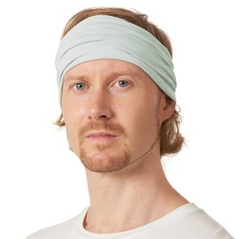 Charm14 Charm - Diadema para Mujer, elástica, elástica, para Yoga, Entrenamiento, Correr, para la Cabeza, Gris,Claro, Talla única