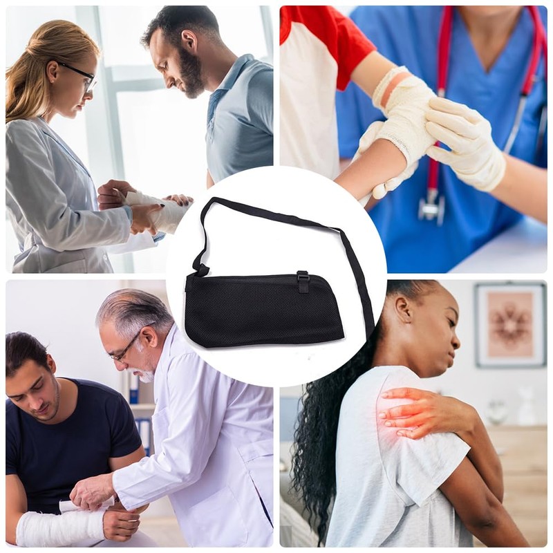 Arm Sling Shoulder, Adjustable Arm Loop with Breathable Mesh, Arm