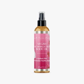 Vegan Revitalizing Body Oil Collection: Choose one or get them all! Hydrating & Nourishing Body Care:_Rose Vanilla Cream Body Oil