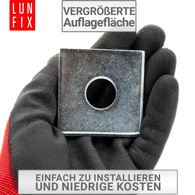 Lun Fix Square Washer M16 50 x 50 x 4.5