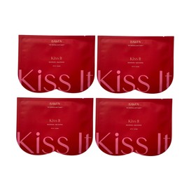 BAWDY Kiss It 4 Pack - Citrus Beauty Butt Mask - Illuminating + Rejuvenating - 2 Sheets, One for Each Cheek - Clean Beauty for Your Butt (4 Single Use Masks)