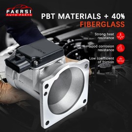 FAERSI Mass Air Flow Sensor Meter MAF Compatible with Ford Taurus 1996-1999, Ranger 1995-2001, Escort, Windstar, Aerostar 626 & Mercury Sable [3.0L], OEM fit 749526, 917841,F67Z12B579BA