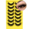 Mink Lashes Fluffy False Eyelashes 18mm Thick Fake Lashes 3D