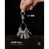 TIMULTI Titanium Magnetic Releaser Key Holder, Stylish, Includes Key Ring,