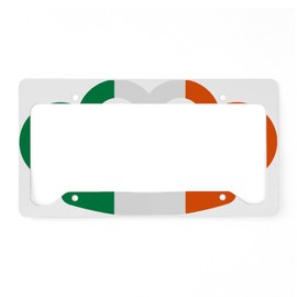 CafePress Brass Knuckles Ireland License Plate Holder Aluminum License Plate Frame, License Tag Holder