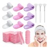 Diadema Con Velcro Suave Lavable Para Spa Maquillaje 60 Pcs