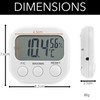Takit Indoor Thermometer Hygrometer - High Accuracy - Digital Temperature