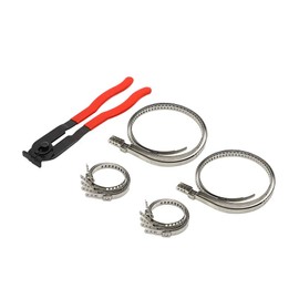 ALPHA RIDER Universal CV Joint Boot Clamp & Plier Tool Kit Set of 21 Pieces Consumables Drive Shaft Boot Bands Axle for ATV Motorcycle Bike Car Vehicle Steel Ring Bands (2 Sizes, Large & Small Each 10