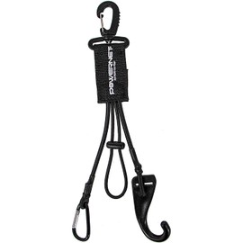 PowerNet Baseball Softball Gear Hanger | Dugout Organizer | Keeps Your Glove Helmet Bat Clean and Off The Ground | Attaches to Any Fence | Compact Fits in Any Bag