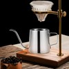Coffee Pot, Stainless Steel Coffee Pot with Gooseneck Spout, Tea