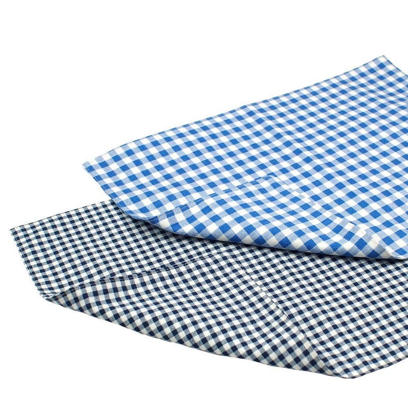 namioto haf103105 Placemat, Sky Check & Navy Check