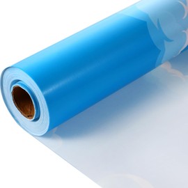 Tenceur Bulletin Board Paper 24 Inch x 100ft Fade Resistant Paper Roll for Classroom Decor (Sky and Cloud Style)