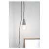 Kikkerland Cone Concrete Pendant lamp