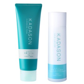 KADASON Facial Cleansing Foam & Ceramide Lotion Set (4.2 fl oz (120 ml) / Oily Skin, Oily Skin, Non-Oil, Moisturizing (Made in Japan)