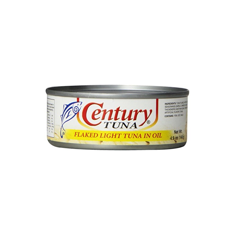 Century Tuna Flaked Light Tuna in Oil | High in