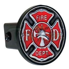 Trik Topz Inc. Red Helmet Ladder Plastic ABS Trailer Hitch Cover Car-Truck-SUV 2" Receiver