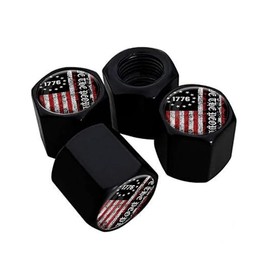 Metal Tire Valve Stem Caps 4 Pack,Car Wheel Stem Caps, Aluminum Universal Air Valve Covers for Cars, Trucks, SUVs, Bikes, Motorcycles, Bicycles(Black Cats)