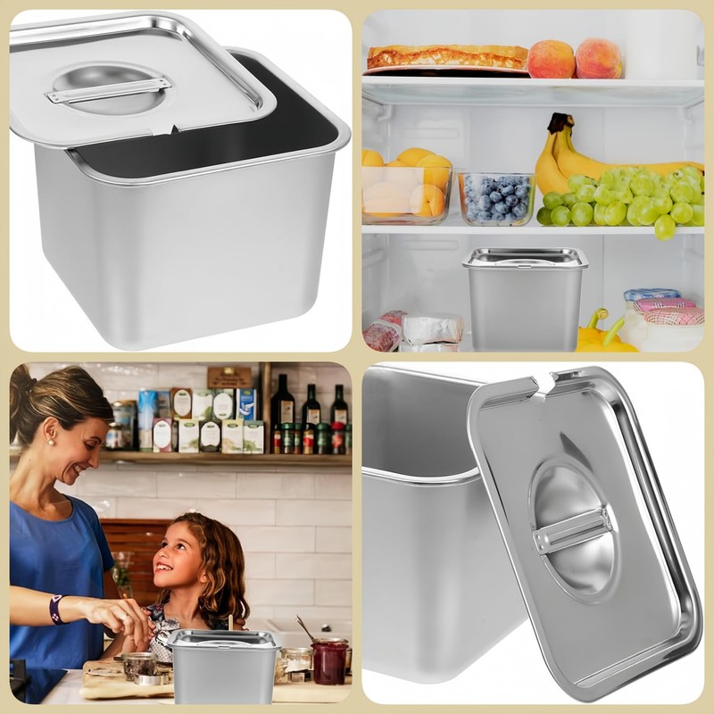 Wzenclave Ice Cream Box Ice Cream Freezer Containers Food Storage